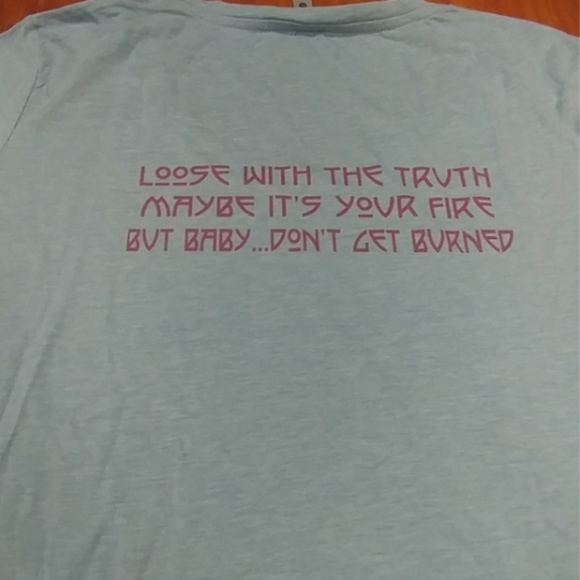 On the Lot ZJ Grateful Dead inspired ladies Althea Festival Cut Next level Tee - Picture 2 of 4